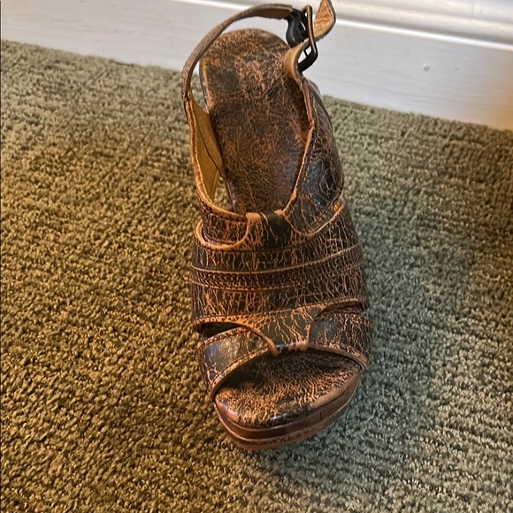 Bed Stu Women's Black Wedge Sandals - Picture 2 of 4